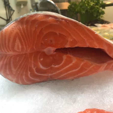 Salmón rodajas